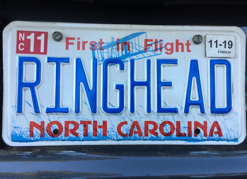 Martha Dimes’ license plate