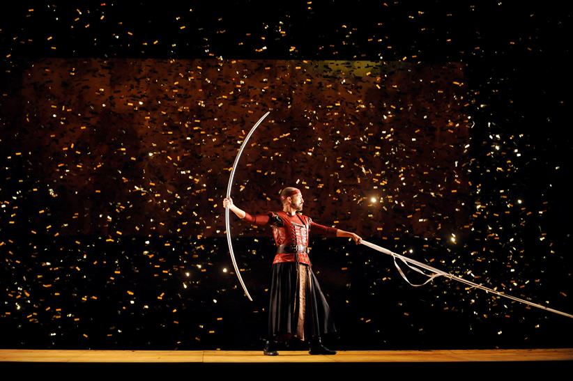 Tony Boutté in Music-Theatre group’s 2008 production of Arjuna’s Dilemma at BAM’s Next Wave Festival