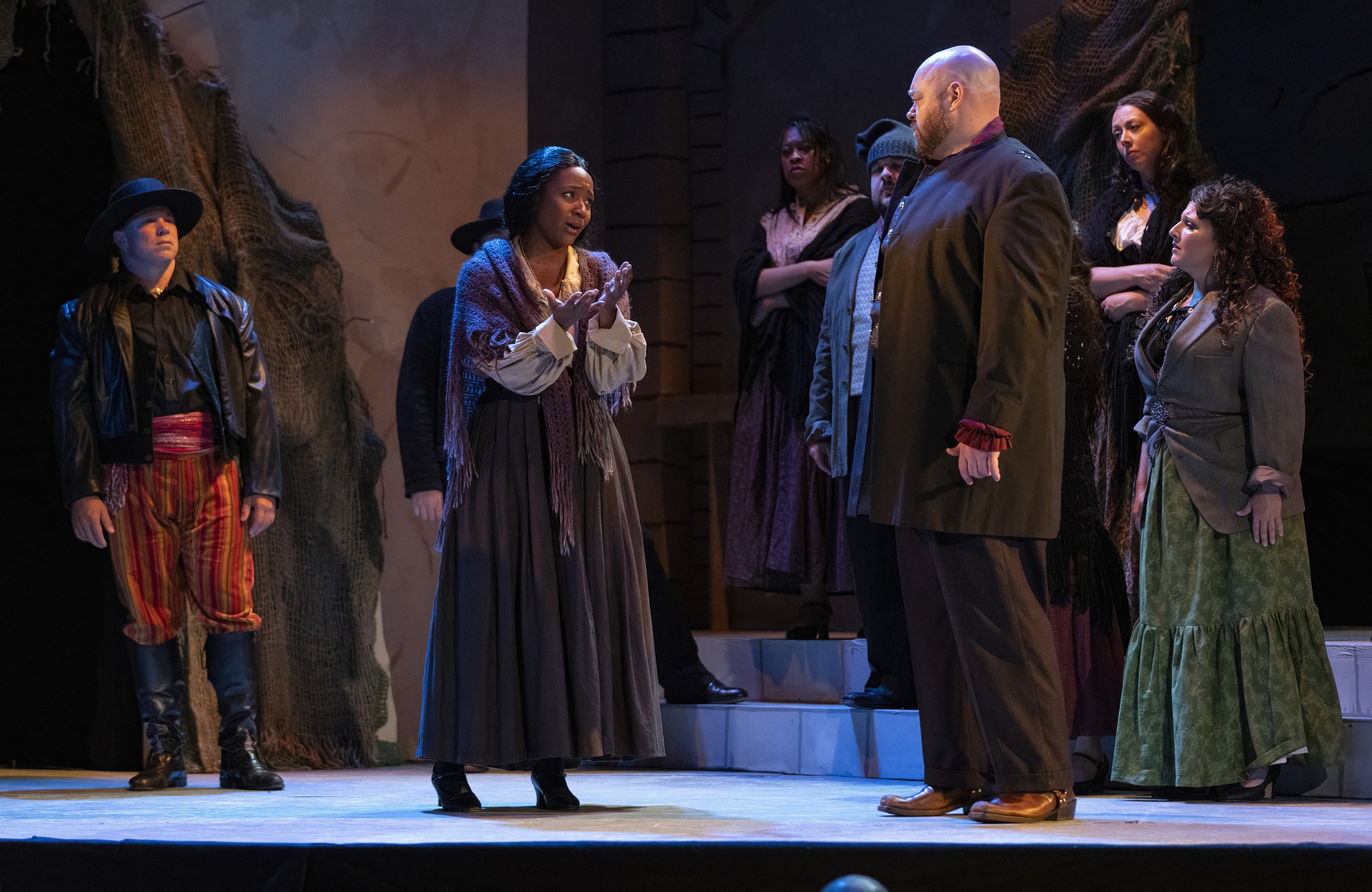 Meroë Khalia Adeeb opposite Brendan Tuohy in Union Avenue Opera’s 2024 Carmen (photo: Dan Donovan Photography)