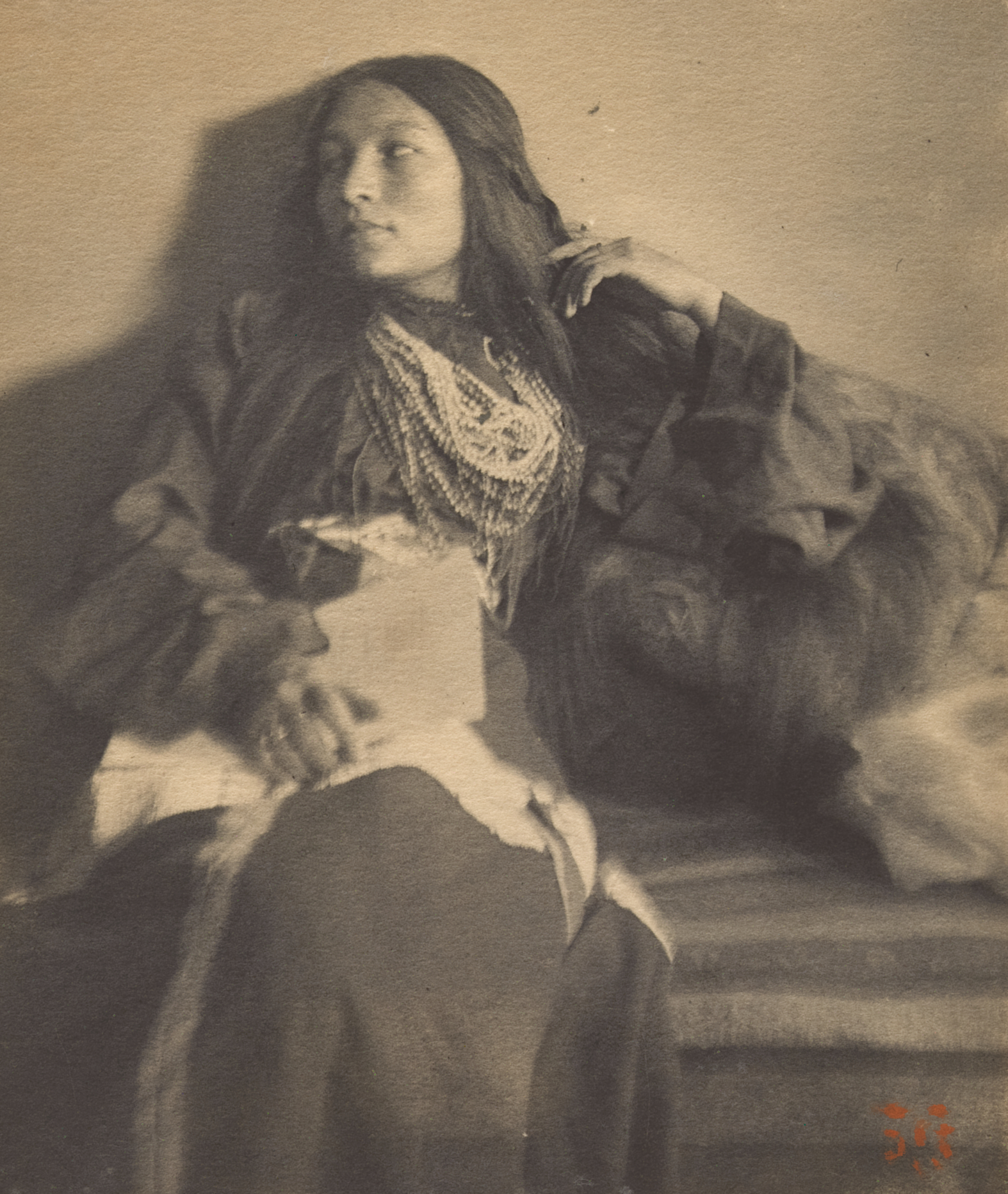 Zitkála-Ša, photographed by Joseph Turner Keiley, in 1898 (photo: The Smithsonian Institution's National Portrait Gallery)