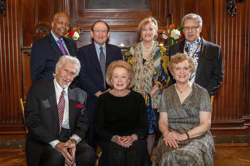 Clockwise from top left: Wayne S. Brown, Michael Bronson, Frederica von Stade, Anthony Davis, Susan Feder, Frayda B. Lindemann, and Sherrill Milnes (photo: Jeff Reeder)