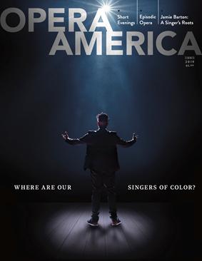 Cover Photo: Bass-baritone Jonathan Woody at OPERA America’s National Opera Center (photo: Sam Reiss)