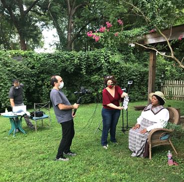 Filming for One Vote Won, a new opera to celebrate the 100th anniversary of women’s suffrage and the fight to secure voting rights for all Black women