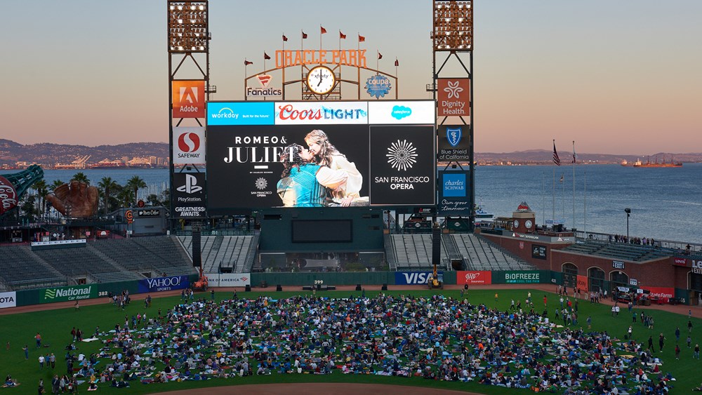 San Francisco Opera presents a free simulcast at Oracle Park.