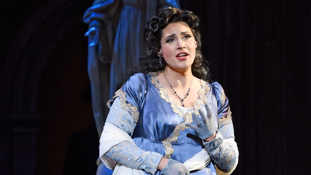 Gotimer in Arizona Opera’s 2023 Tosca (photo: Tim Trumble Photography)