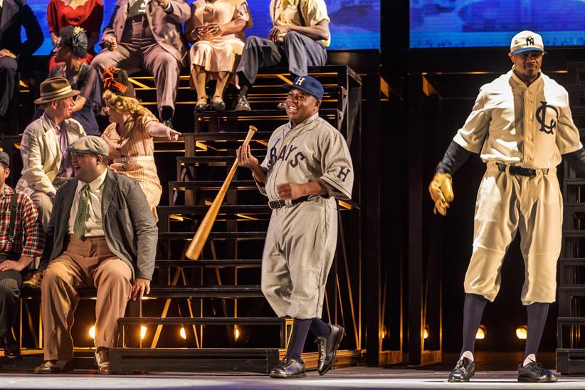 Alfred Walker (center) in The Summer King in 2017