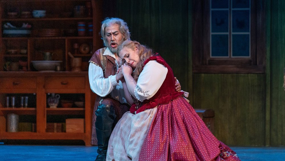 Sarasota Opera’s 2024 Luisa Miller, with Ricardo José Rivera and Aviva Fortunata (photo: Rod Millington)