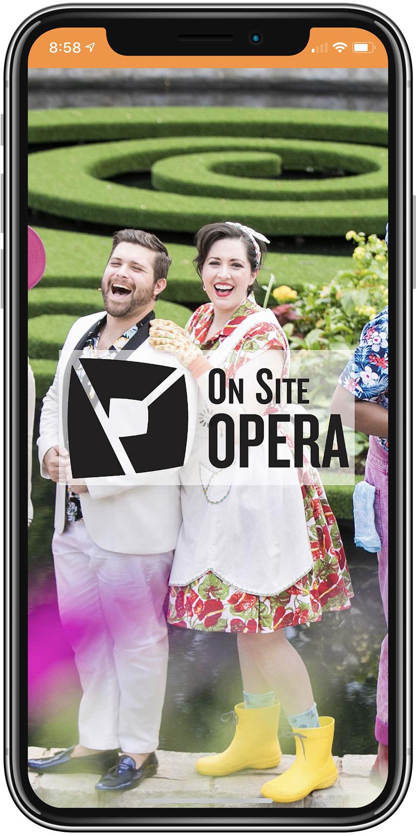 On Site Opera's mobile app