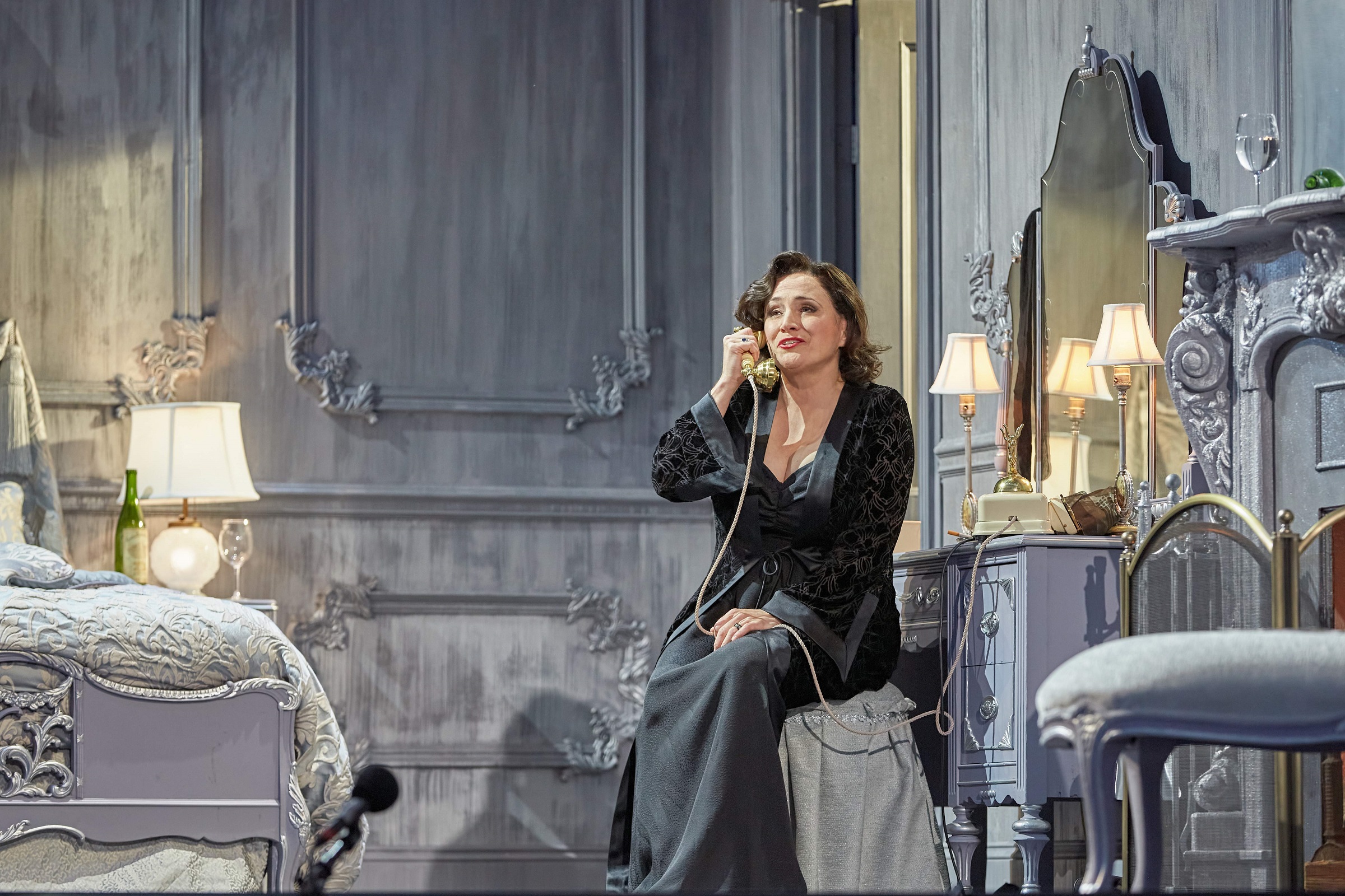 Patricia Racette in Opera Theatre of Saint Louis’ outdoor La voix humaine