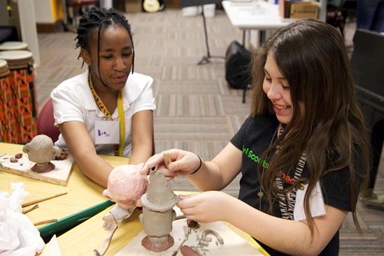 Students in Minnesota Opera’s Music Out Loud after-school program